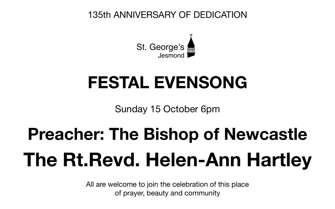 Dedication Festival Evensong