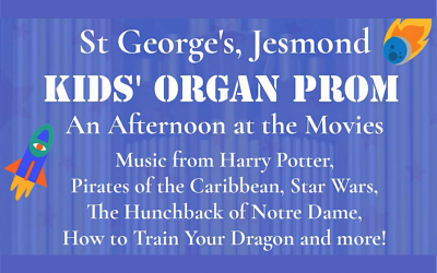 CANCELLED: Kids Organ Prom: Music from the Movies